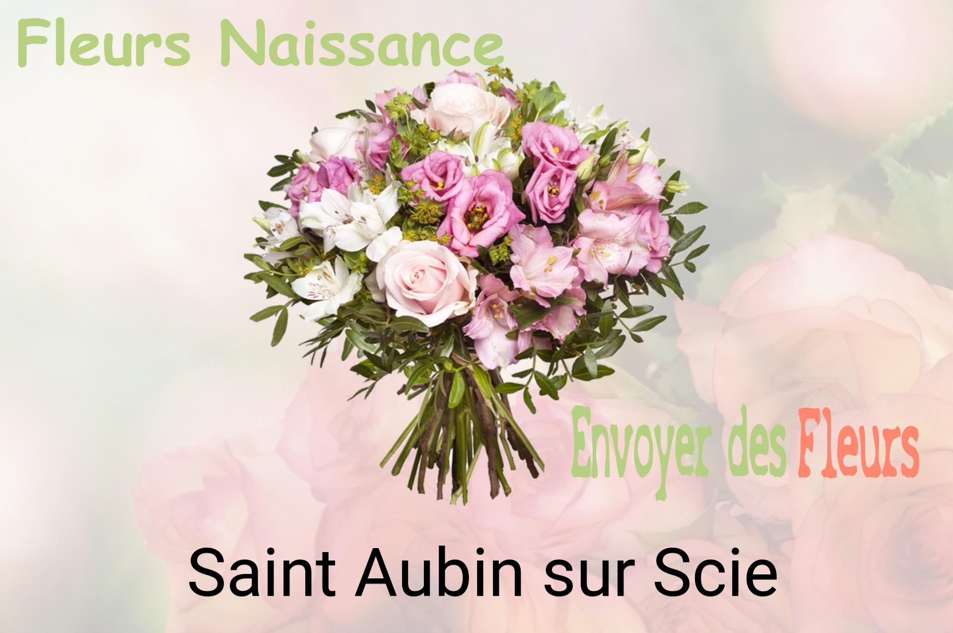 Bouquet de fleurs de naissance livré à Saint-Aubin-sur-Scie